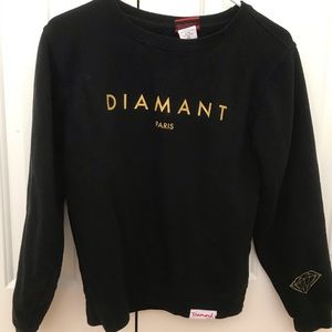 Diamant Black and Gold Sweater